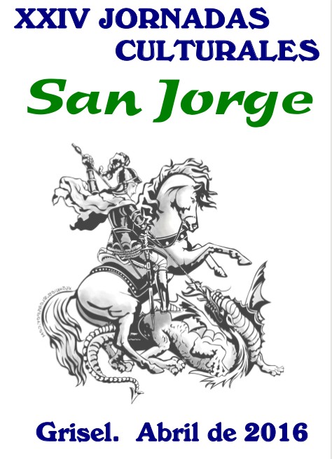 Programa XXIV Jornadas Culturales San Jorge 2016 Portada