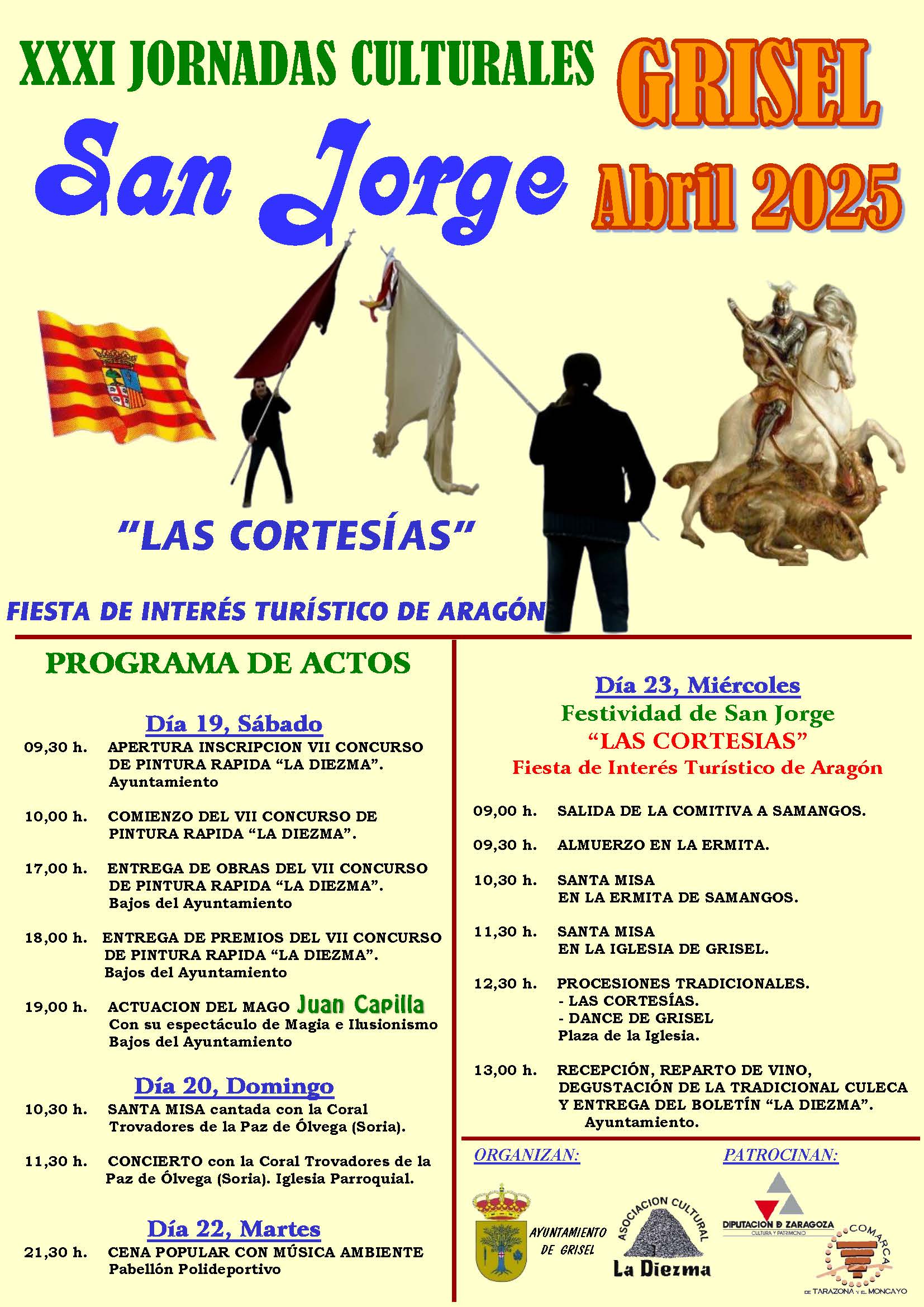 Cartel J.C. San Jorge COLOR 2025