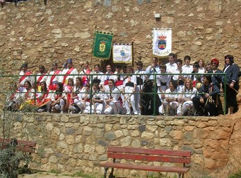 GRUPOS DE DANZANTES PARTICIPANTES EN LA FERIA DEL DANCE, MUSICA Y TRADICIONES ARAGONESAS (Foto: Emi Lapeña)