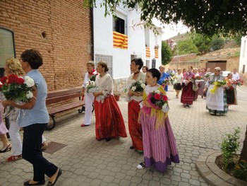 OFRENDA FLORES A LA VIRGEN 15 de agosto de 2012 (Foto: Manuel Lozano)