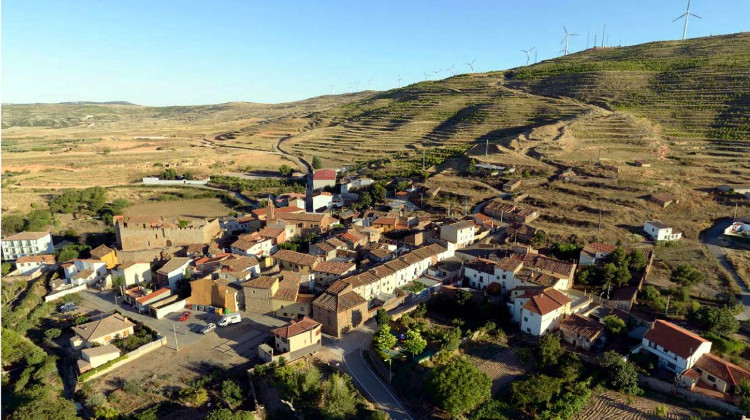 PANORAMICA AEREA DE GRISEL (Foto: Plan Turístico del Moncayo)